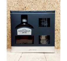 Jack Daniel's Gentleman met twee glazen in doos
